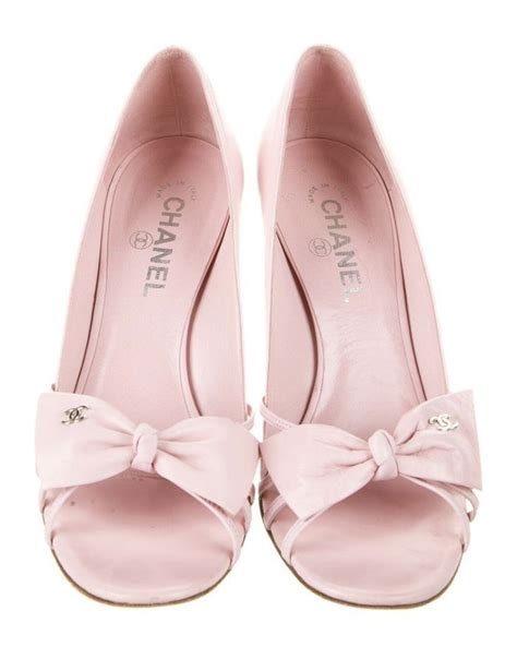 chanel pink bow pumps|chanel pumps and shoes.